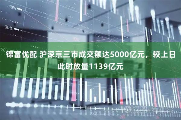 锦富优配 沪深京三市成交额达5000亿元，较上日此时放量1139亿元