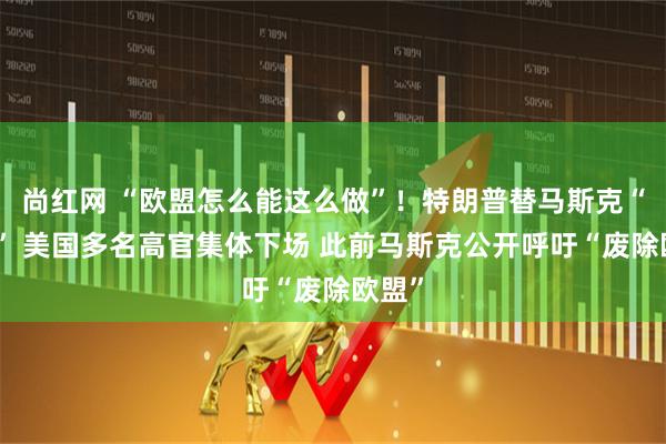 尚红网 “欧盟怎么能这么做”！特朗普替马斯克“出头” 美国多名高官集体下场 此前马斯克公开呼吁“废除欧盟”
