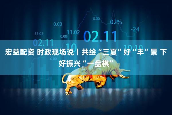 宏益配资 时政现场说丨共绘“三夏”好“丰”景 下好振兴“一盘棋”